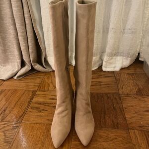 Jessica Simpson Beige Heeled Boots